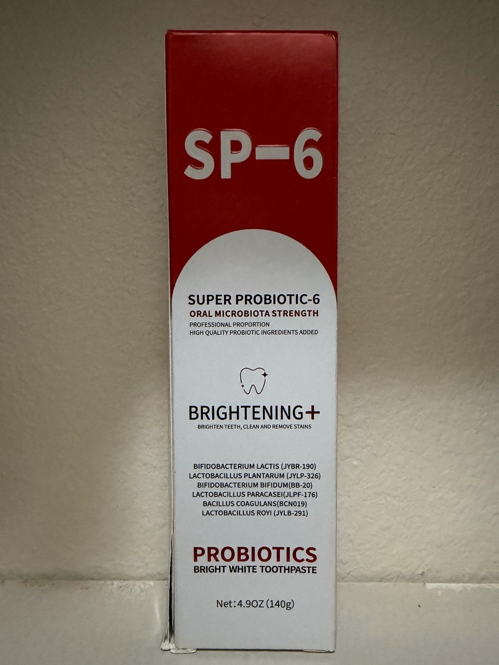 SP-6 Brightening Probiotic Toothpaste